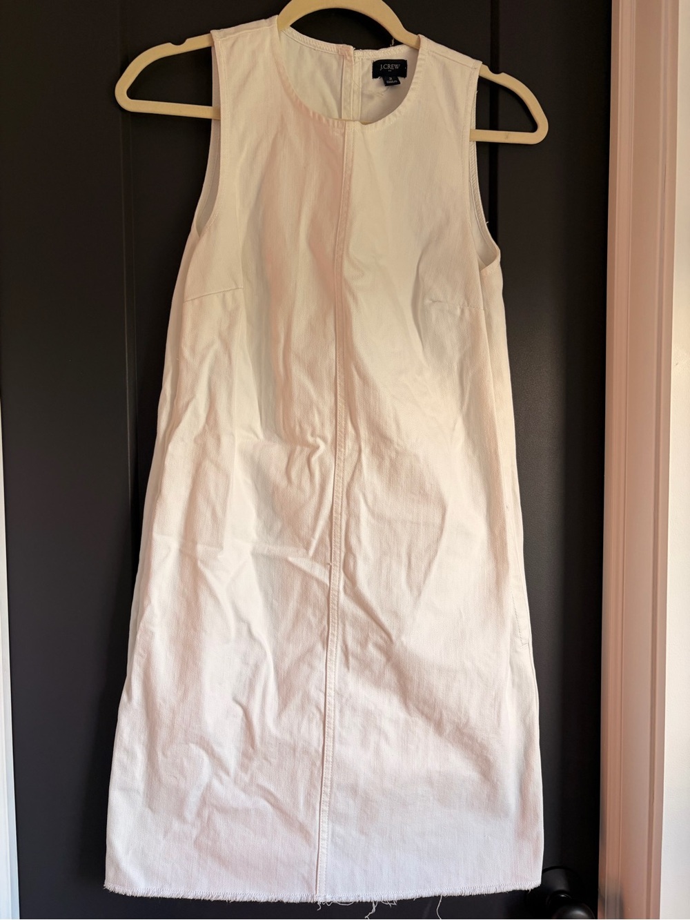 J. Crew women’s size 2 Sleeveless White Shift Dress